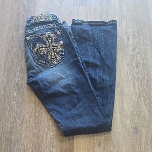 Miss Me size 28 Jeans with Embellished Pocket